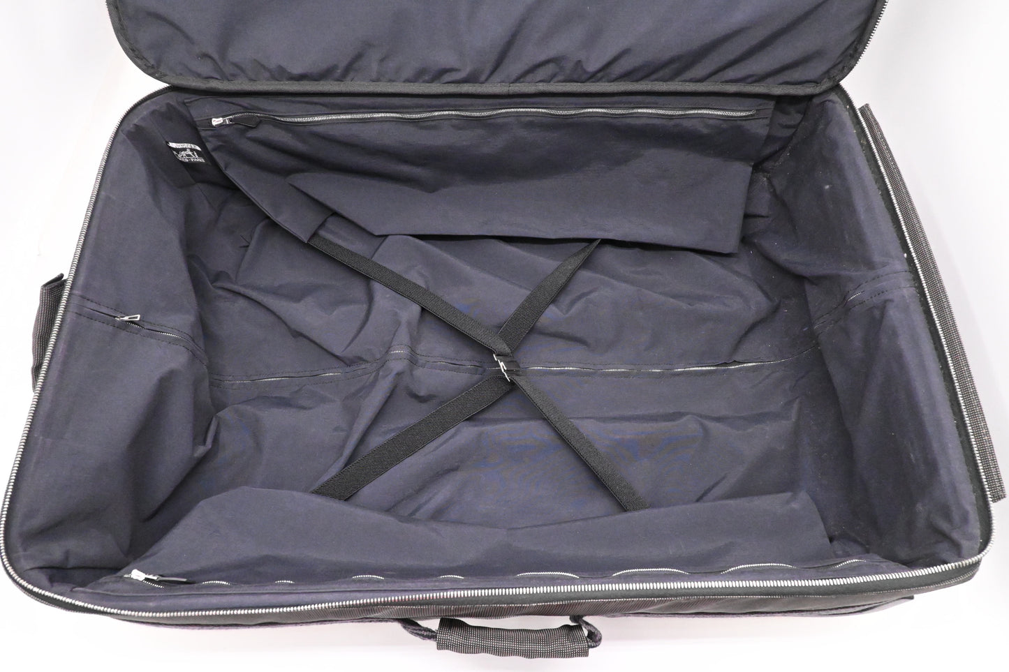 Hermes Herline Luggage in Grey Canvas