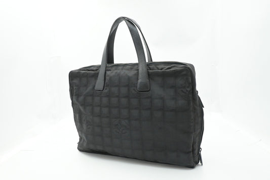 Chanel Business Bag in Black New Travel Line Canvas