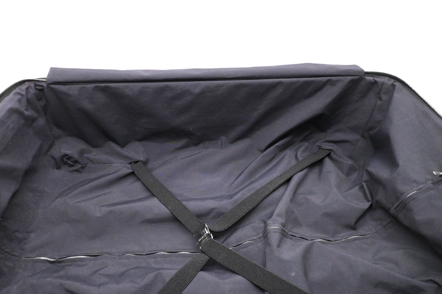 Hermes Herline Luggage in Grey Canvas