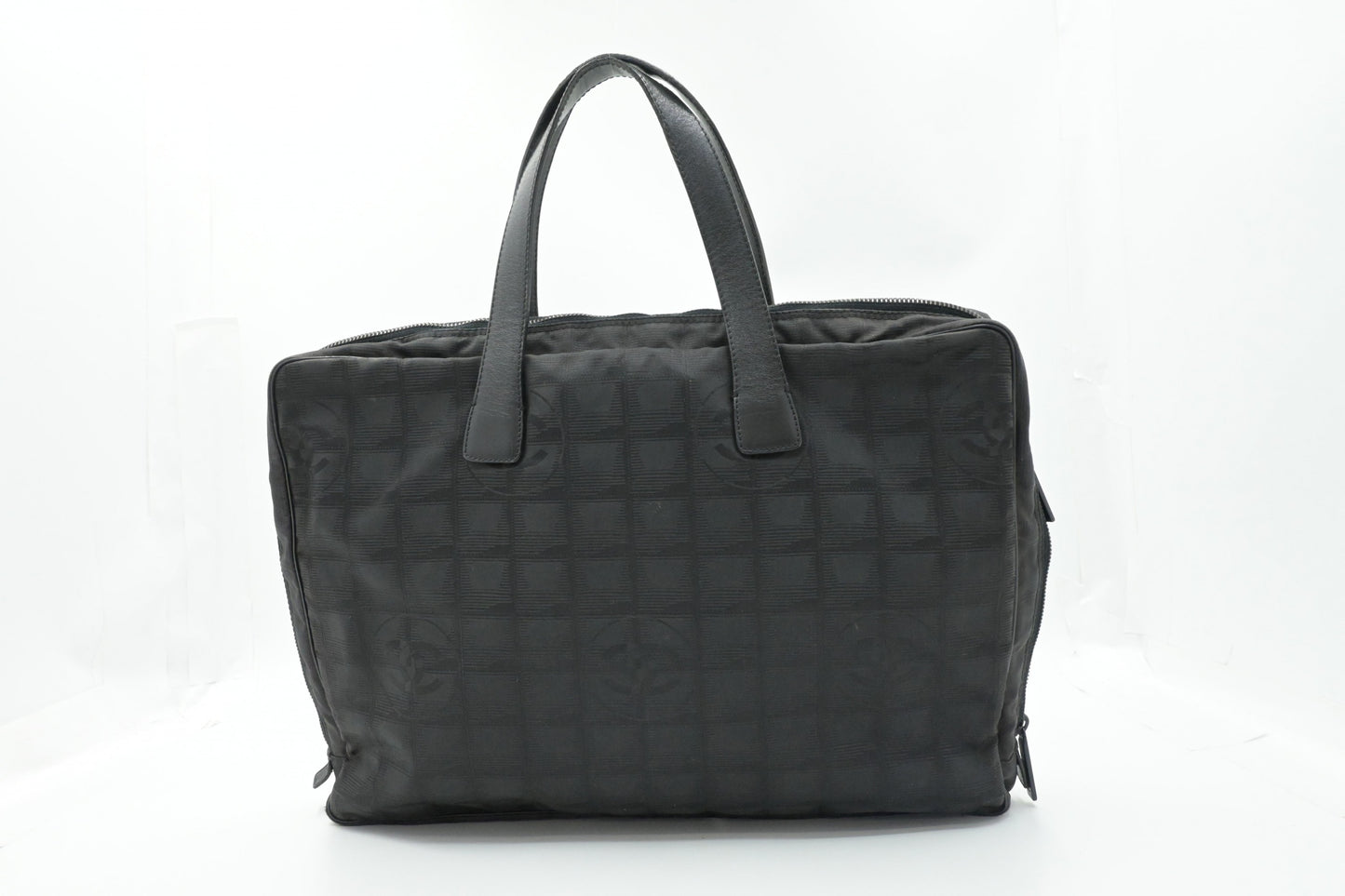 Chanel Business Bag in Black New Travel Line Canvas