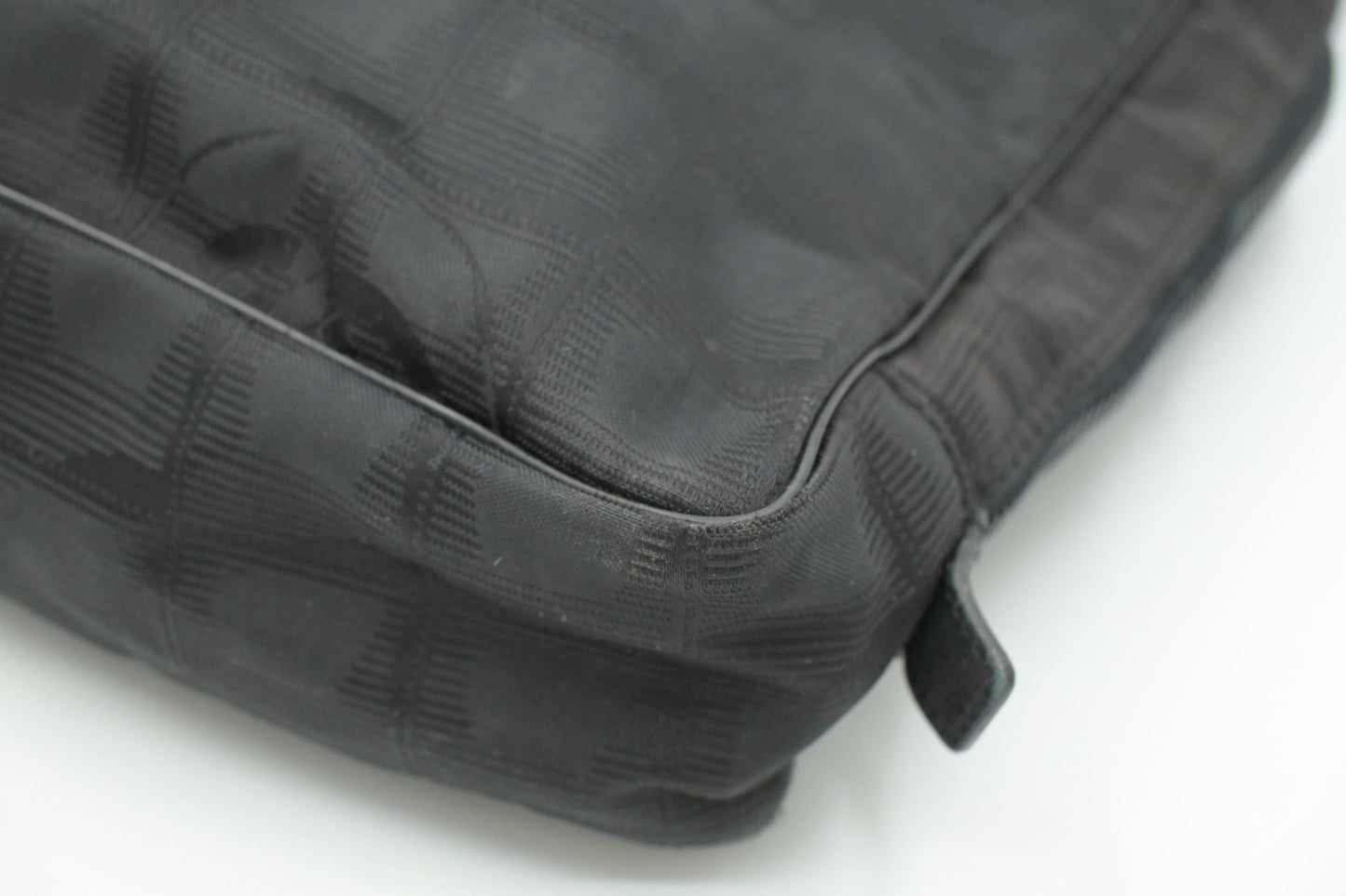 Chanel Business Bag in Black New Travel Line Canvas