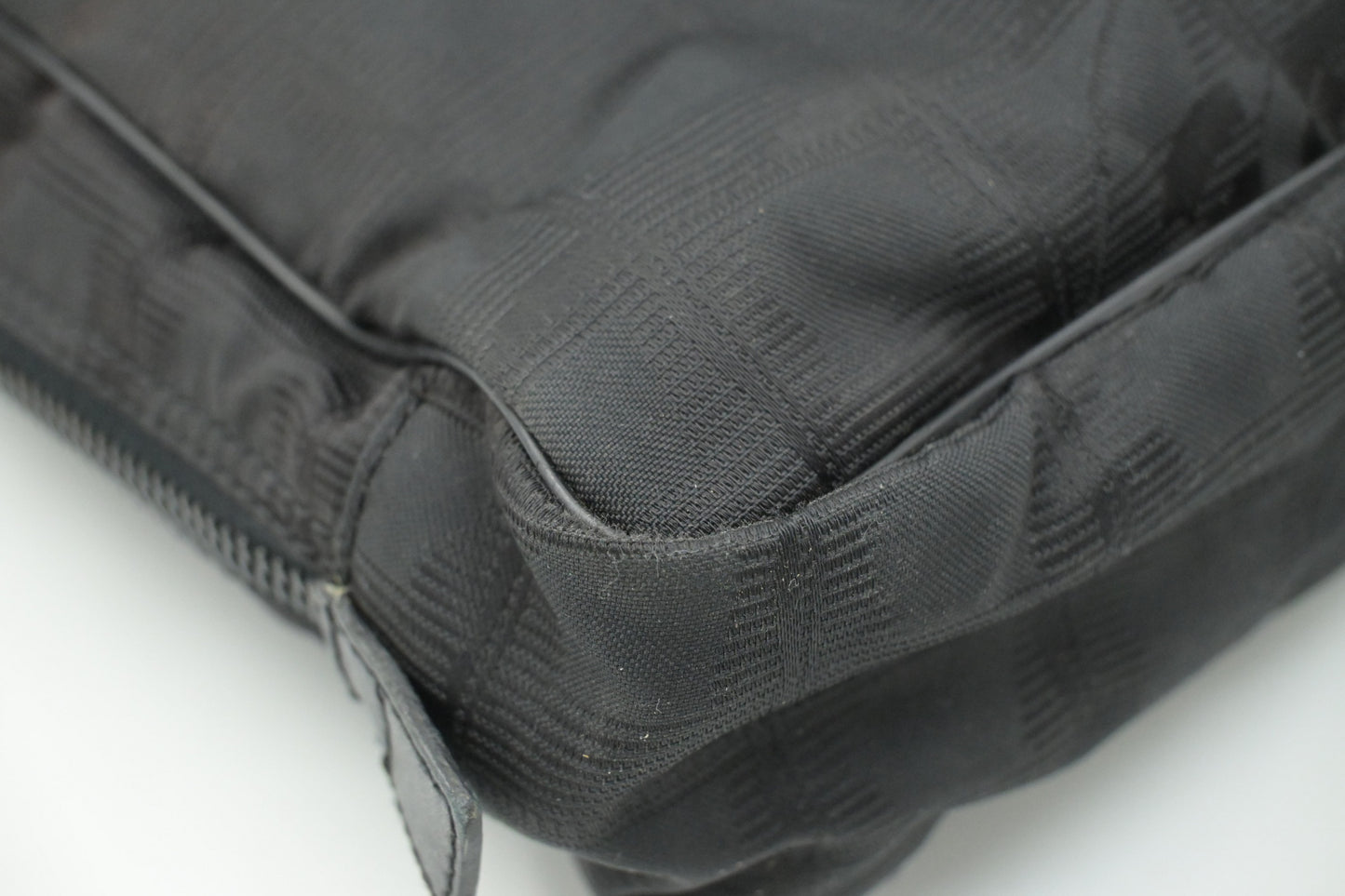 Chanel Business Bag in Black New Travel Line Canvas