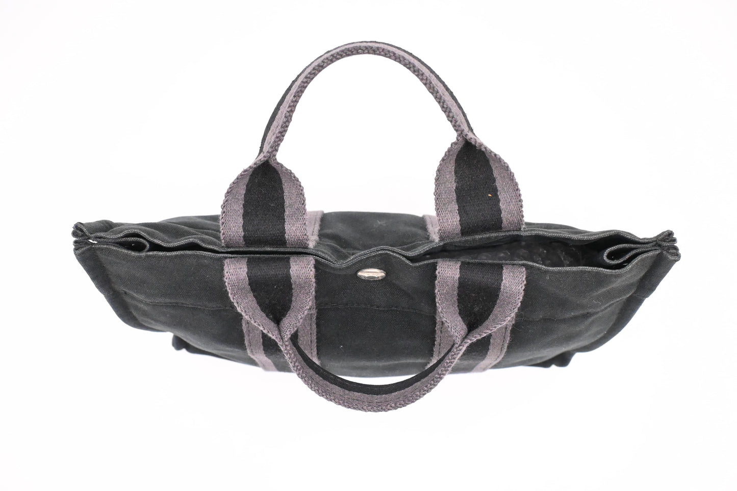 Hermes Fourre-Tout Tote in Black Canvas