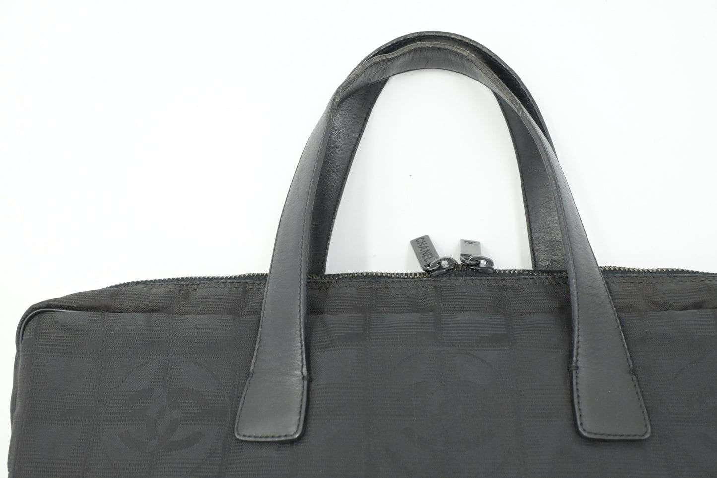 Chanel Business Bag in Black New Travel Line Canvas