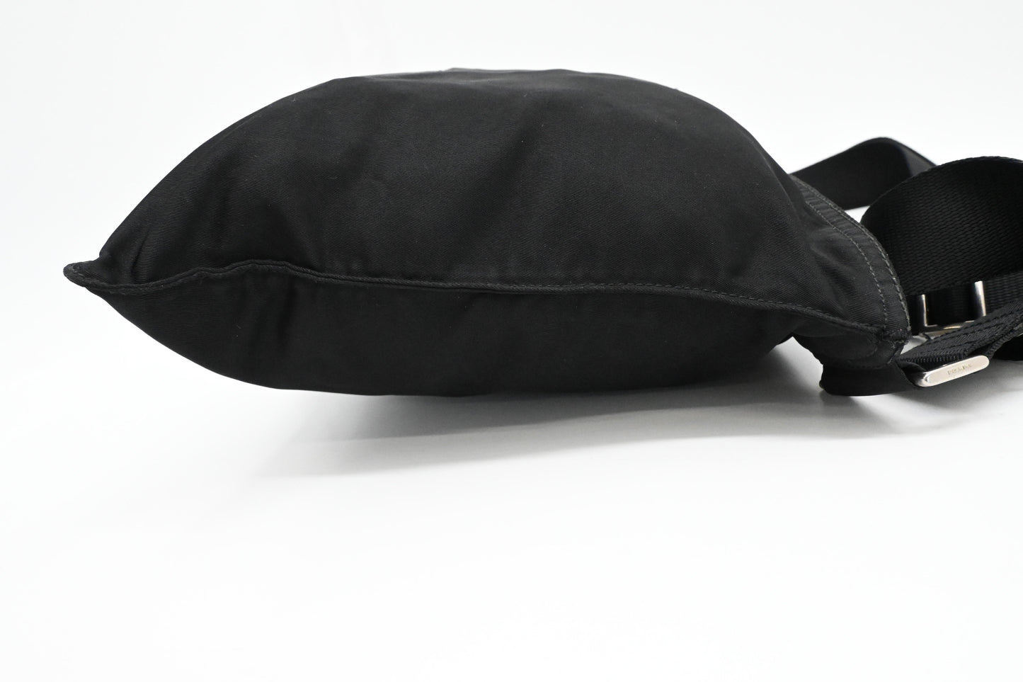 Prada Square Crossbody in Black Nylon