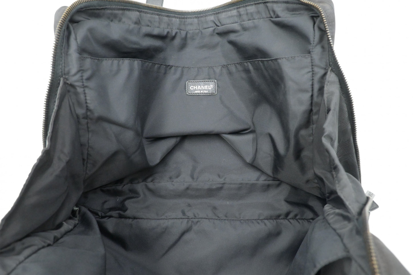 Chanel Business Bag in Black New Travel Line Canvas