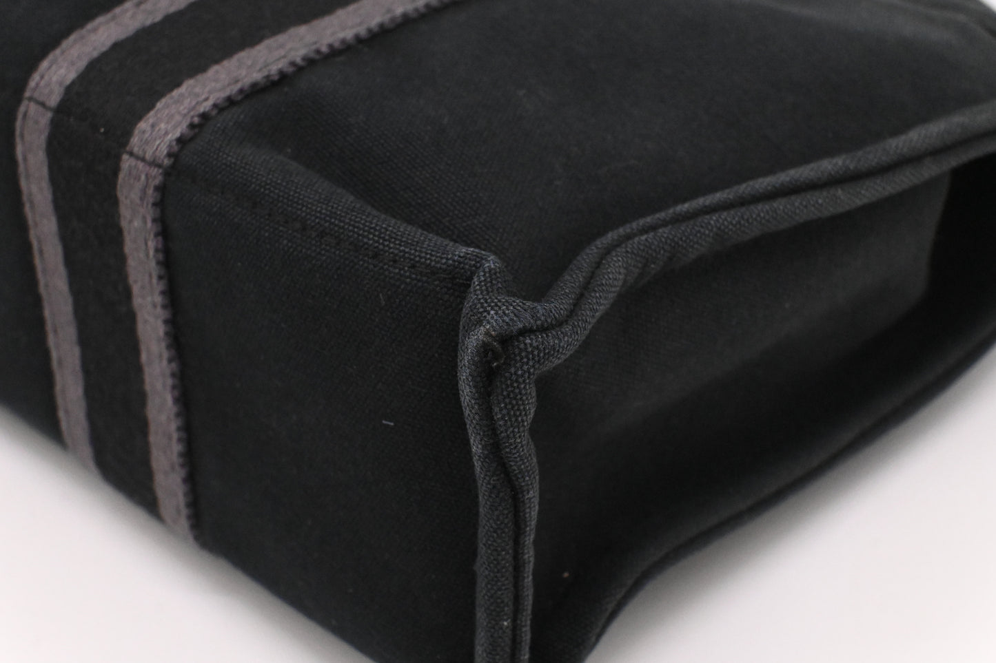 Hermes Fourre-Tout Tote in Black Canvas