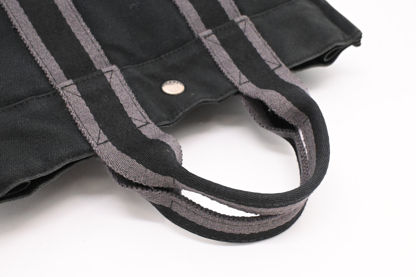 Hermes Fourre-Tout Tote in Black Canvas