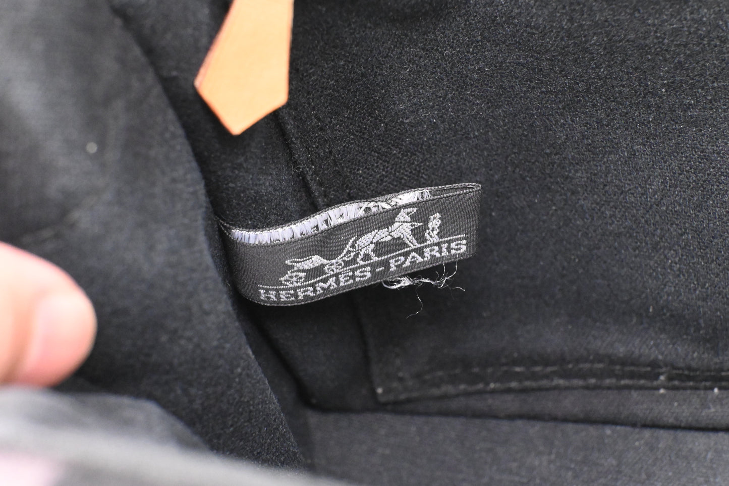 Hermes Fourre-Tout Tote in Black Canvas