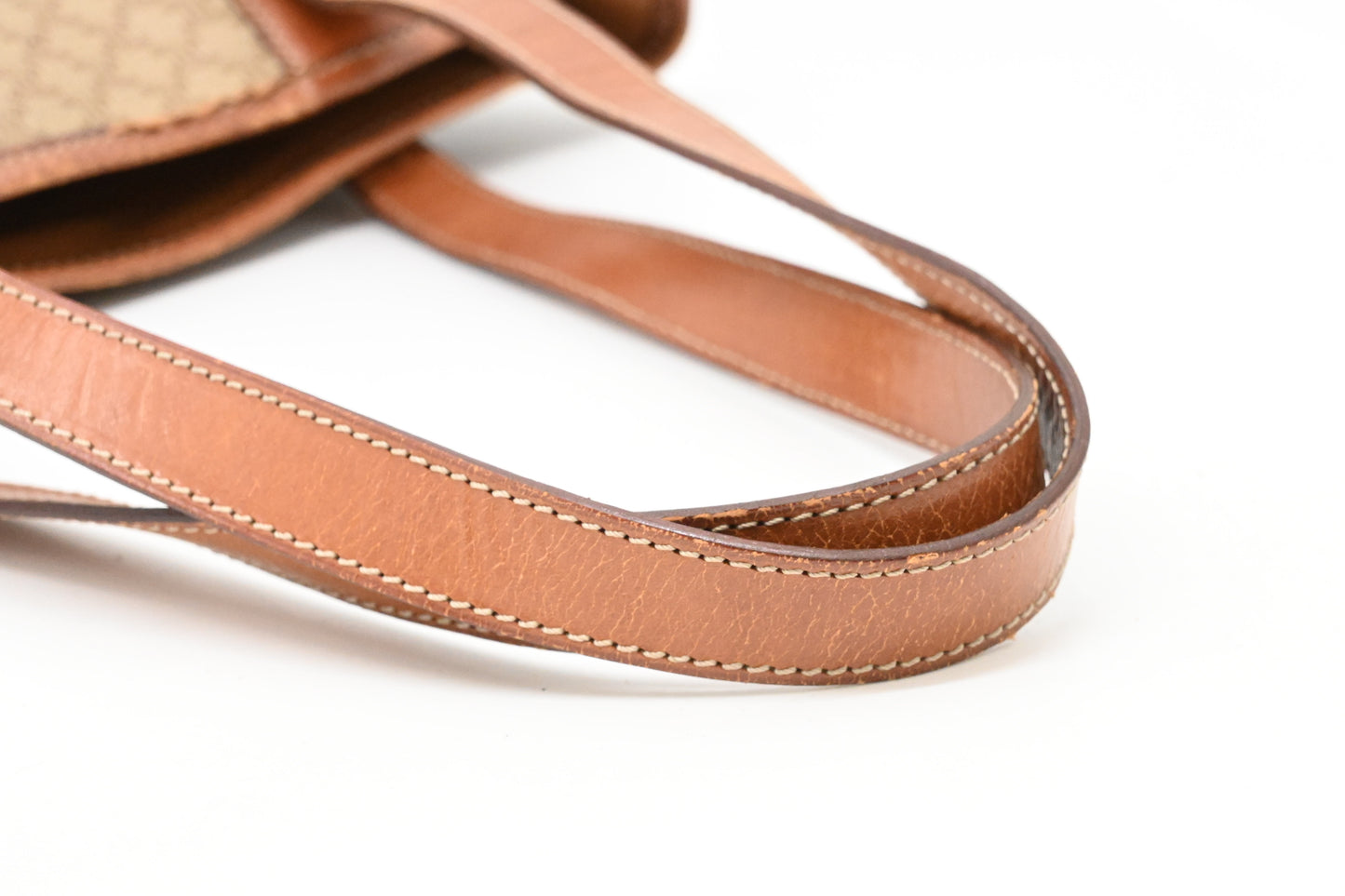 Celine Bucket Bag in Beige Macadam Canvas