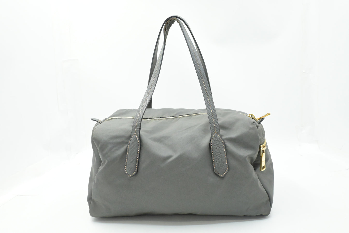 Prada Handbag in Gray Canvas