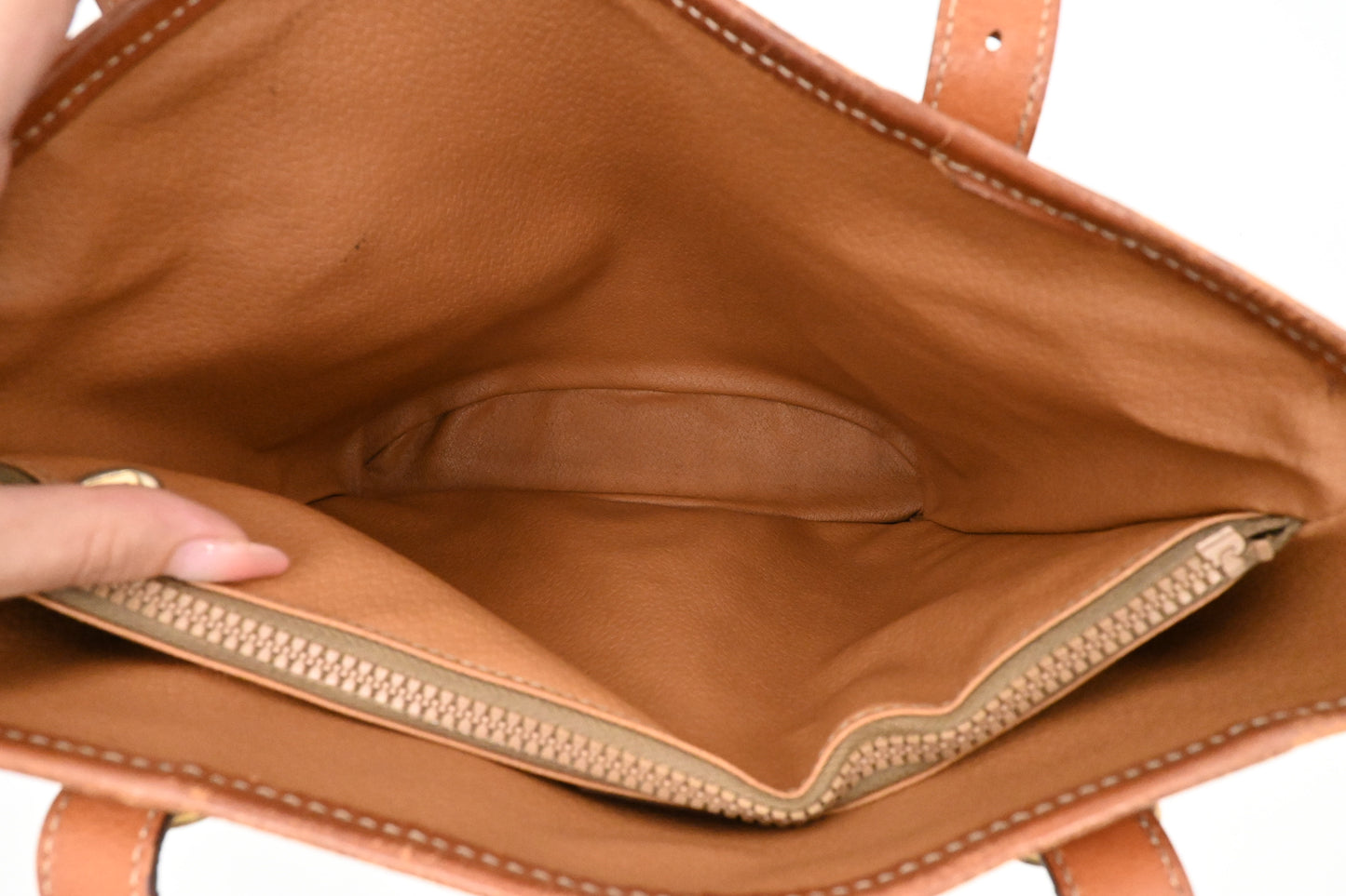 Celine Bucket Bag in Beige Macadam Canvas