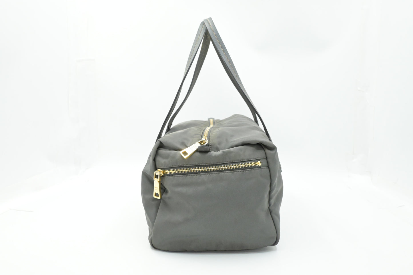 Prada Handbag in Gray Canvas