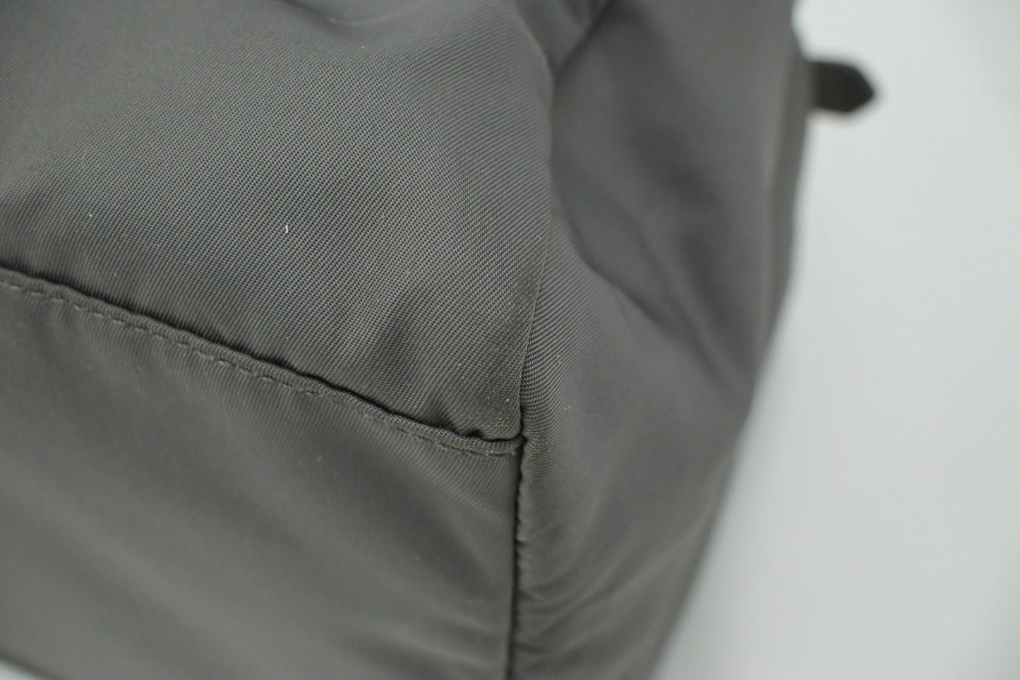 Prada Handbag in Gray Canvas