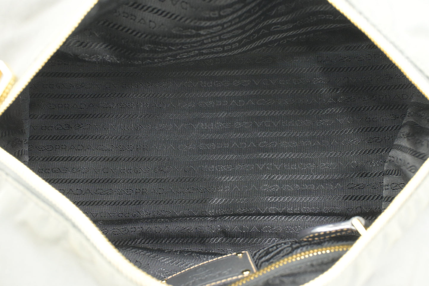 Prada Handbag in Gray Canvas