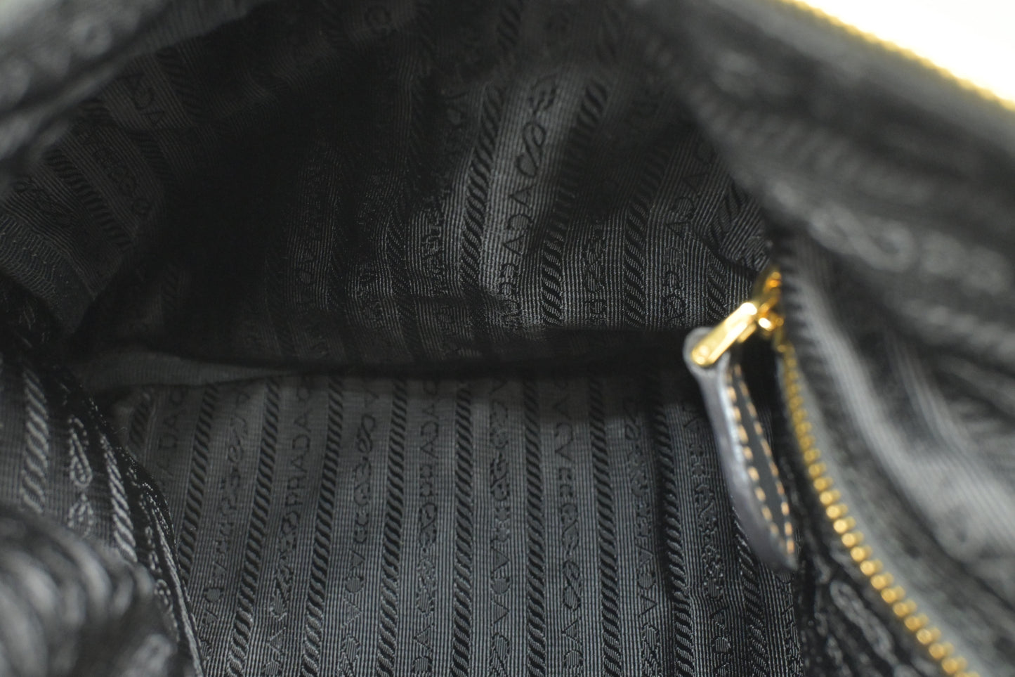 Prada Handbag in Gray Canvas