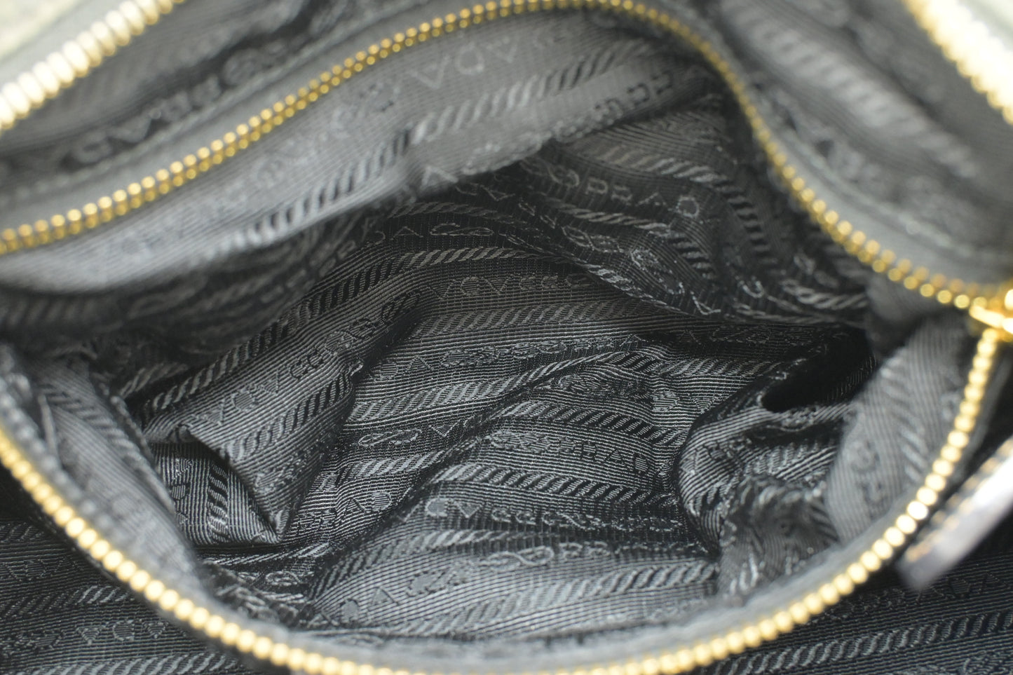 Prada Handbag in Gray Canvas