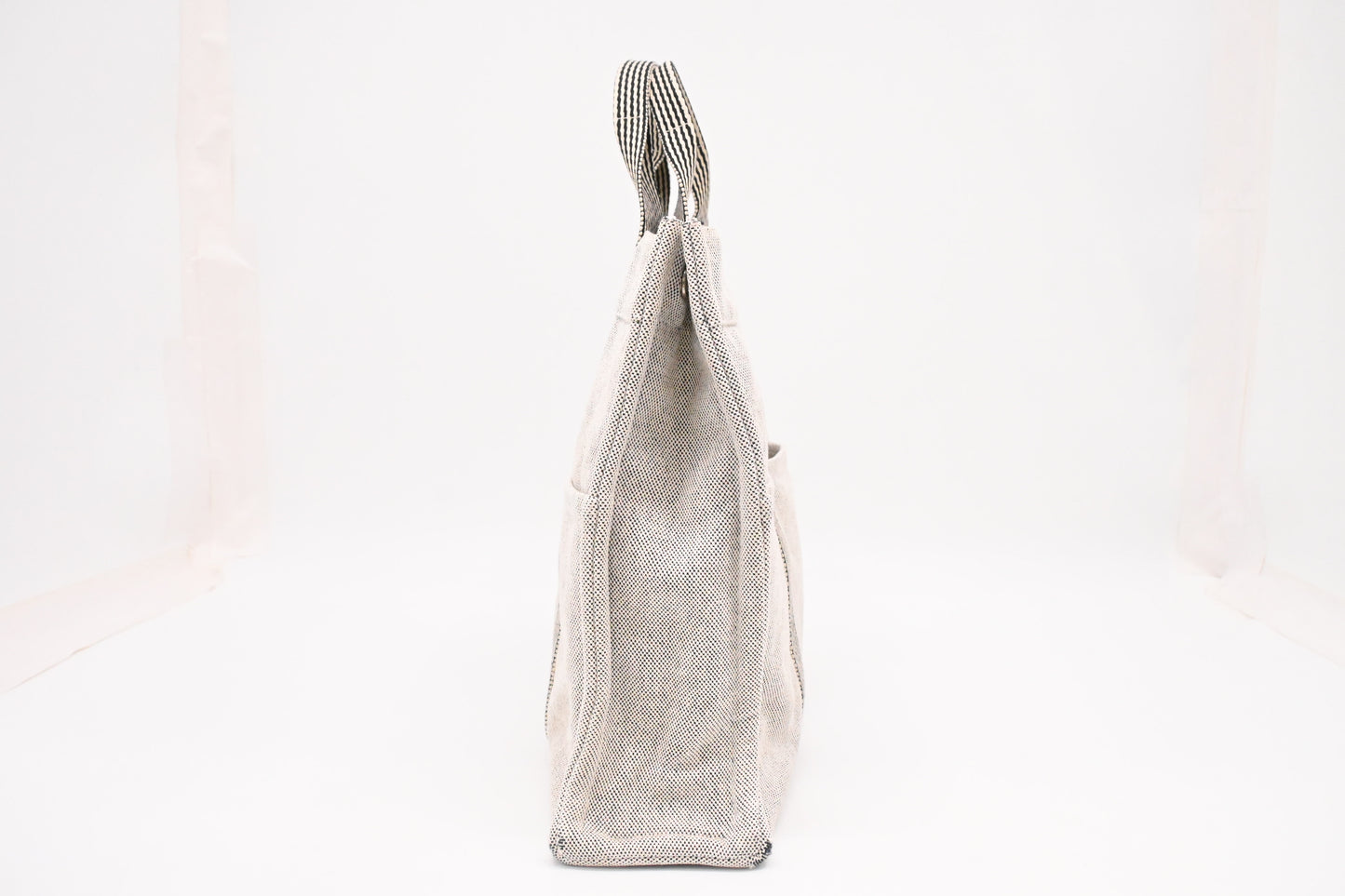 Hermes Fourre-Tout in White Canvas