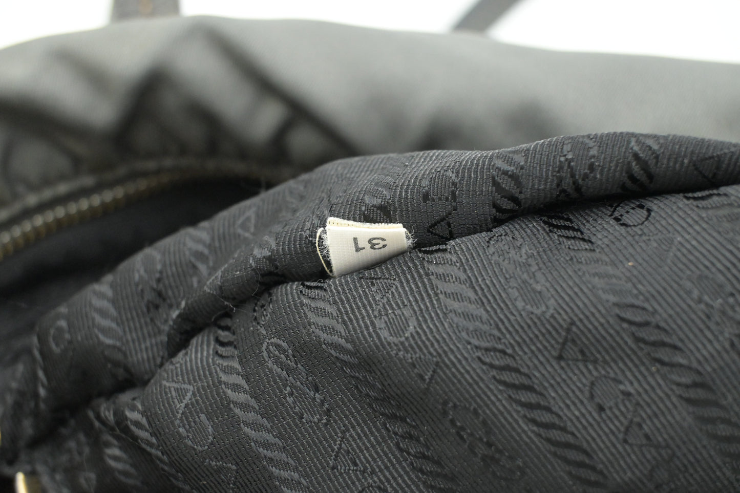 Prada Handbag in Gray Canvas