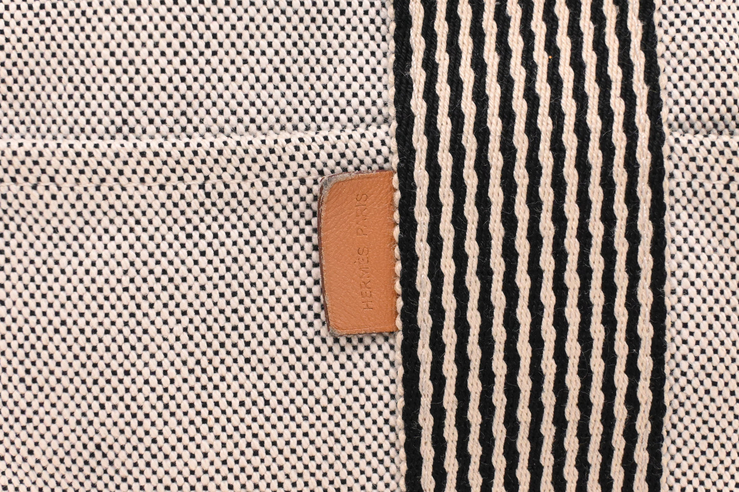 Hermes Fourre-Tout in White Canvas