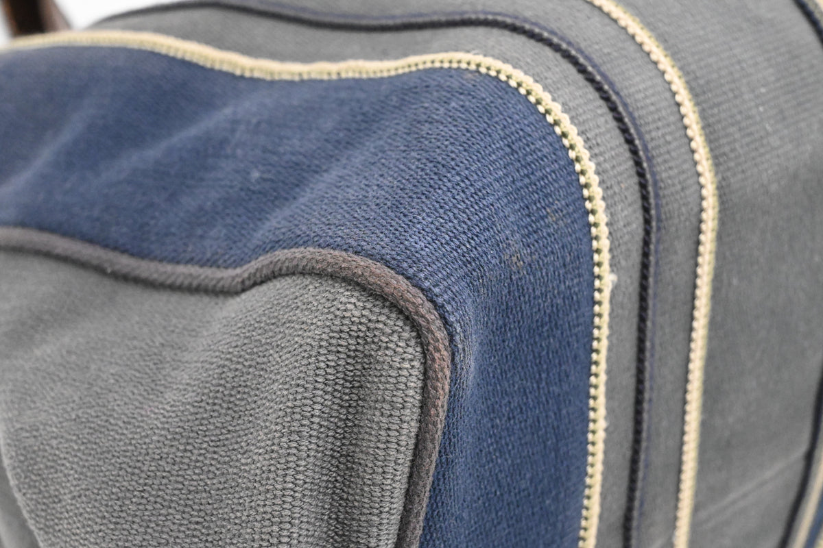 Bottega Veneta Tote in Gray and Blue Canvas
