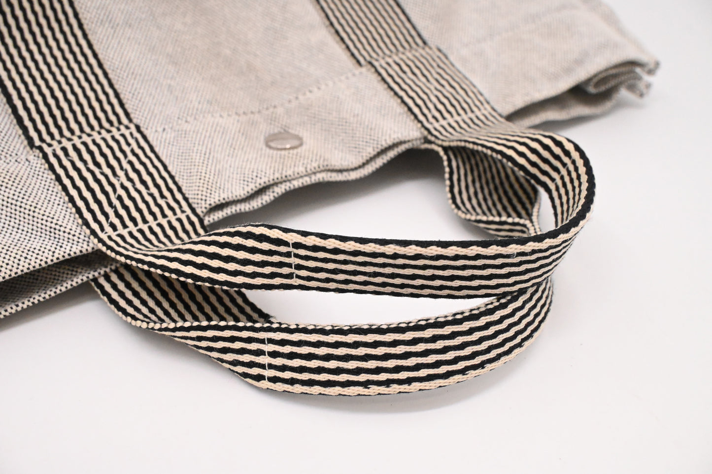 Hermes Fourre-Tout in White Canvas
