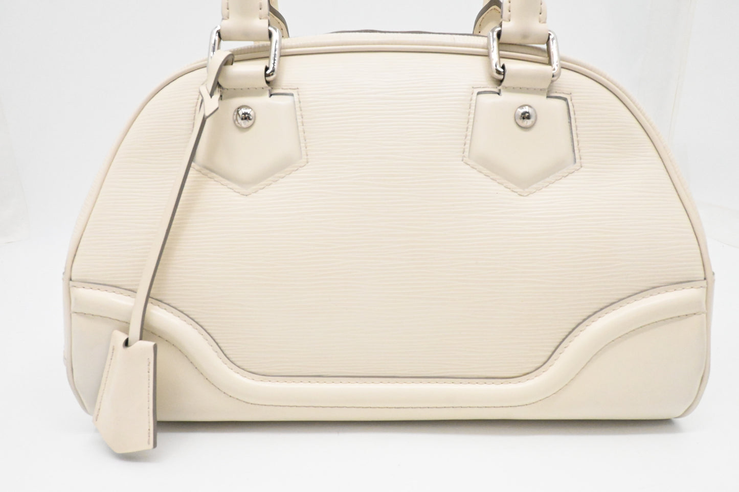 Louis Vuitton Montaigne PM in White Epi Leather