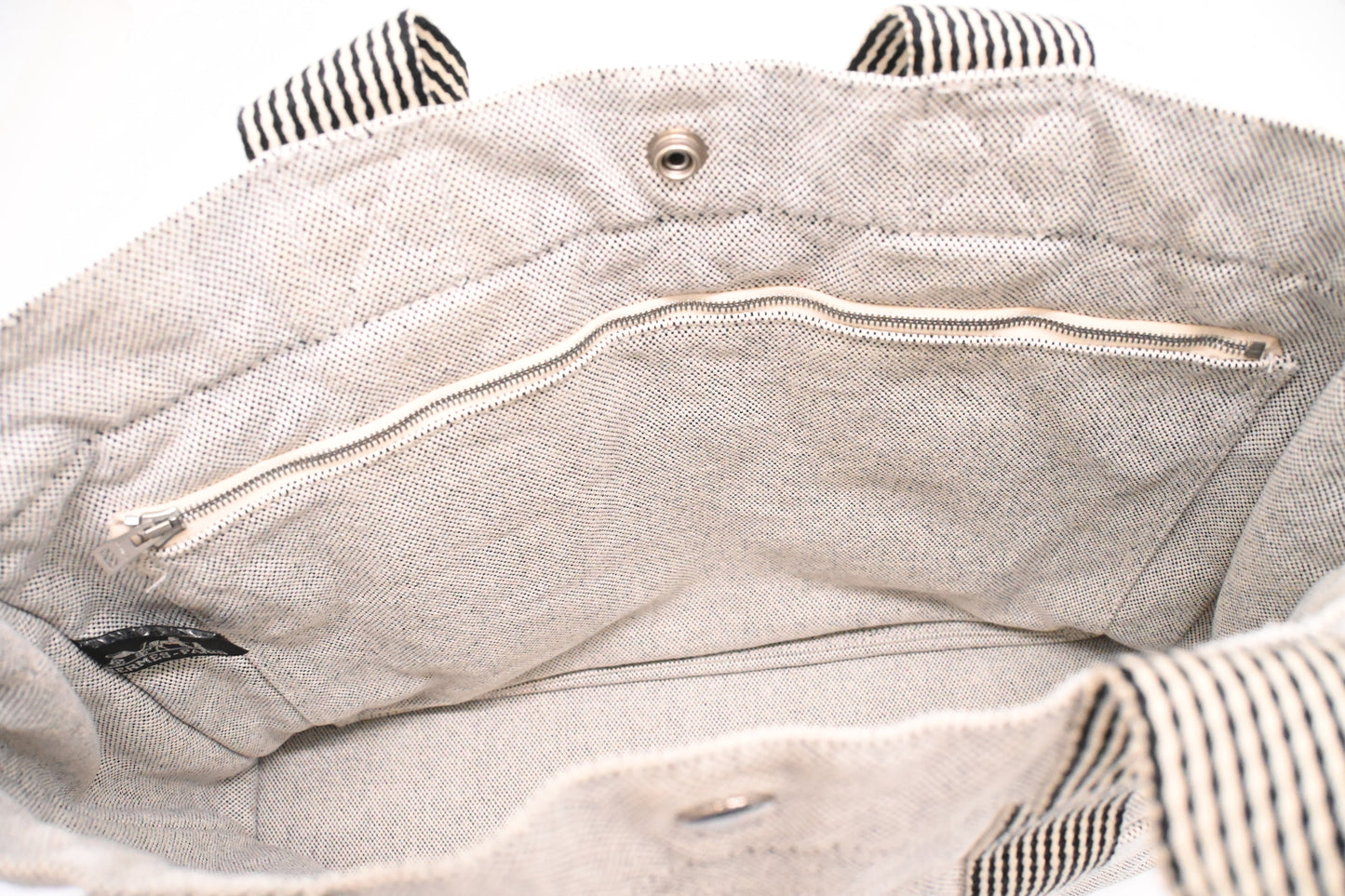 Hermes Fourre-Tout in White Canvas