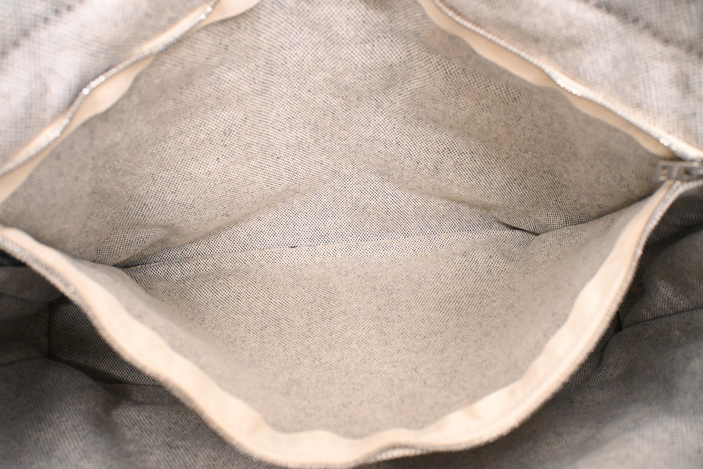 Hermes Fourre-Tout in White Canvas