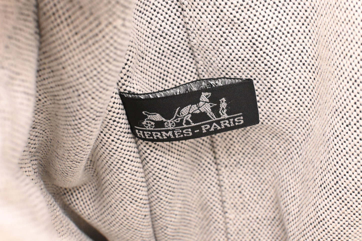 Hermes Fourre-Tout in White Canvas