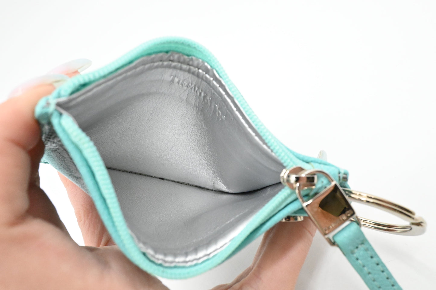 Tiffany & Co. Coin Case in Tiffany Blue Leather