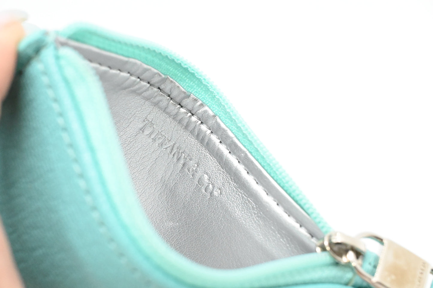 Tiffany & Co. Coin Case in Tiffany Blue Leather