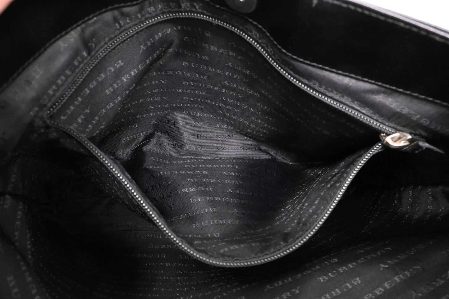 Burberry Shoulder Bag in Cream Checked Coated Canvas