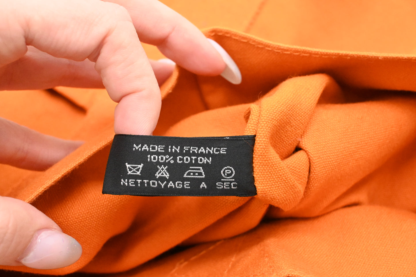 Hermes French Festival of Hawai 2021 Tote in Orange Canvas