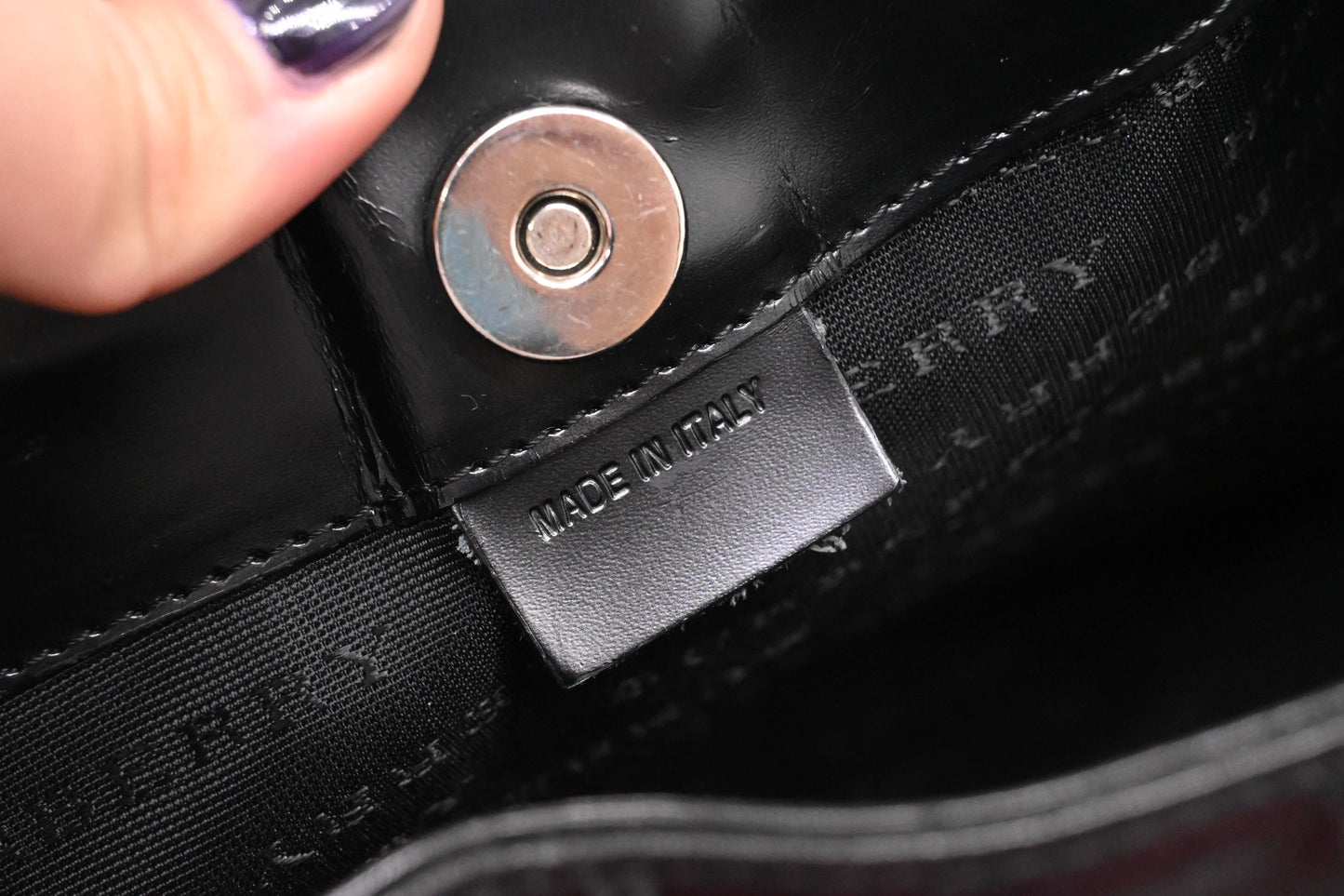 Burberry Shoulder Bag in Cream Checked Coated Canvas