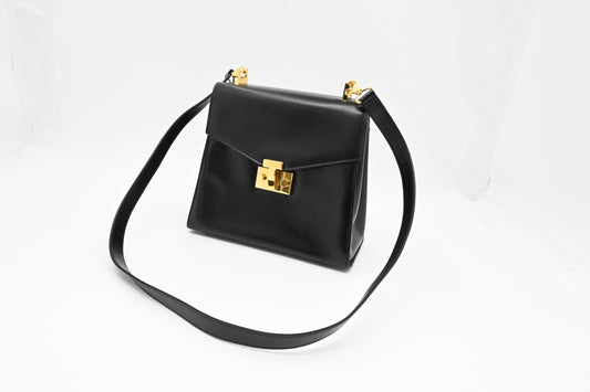 Tiffany & Co. Shoulder Bag in Black Leather