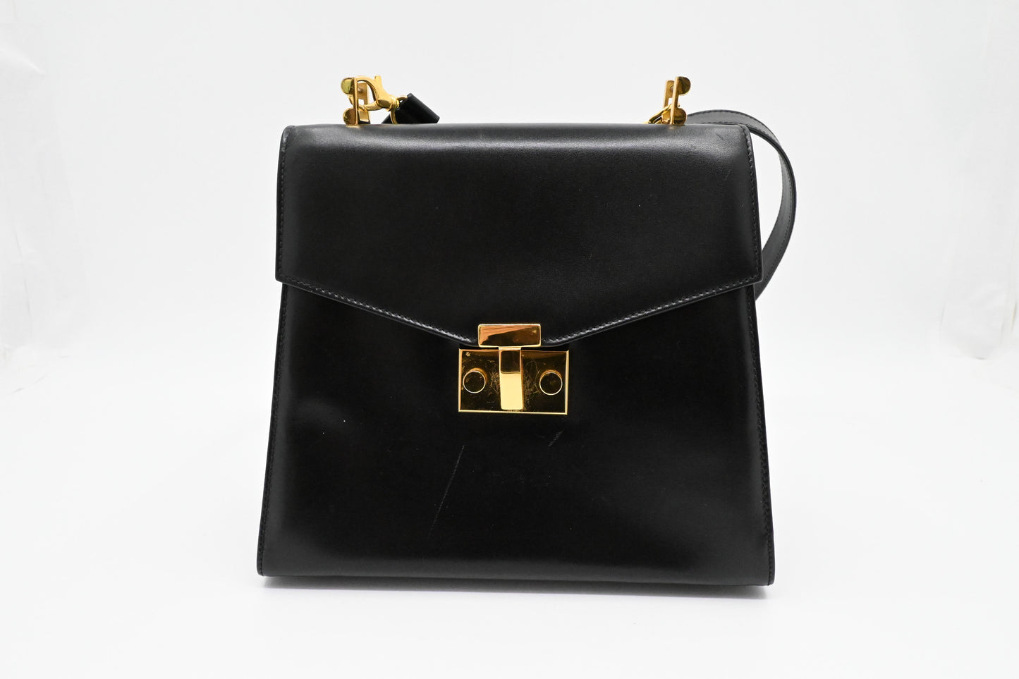Tiffany & Co. Shoulder Bag in Black Leather