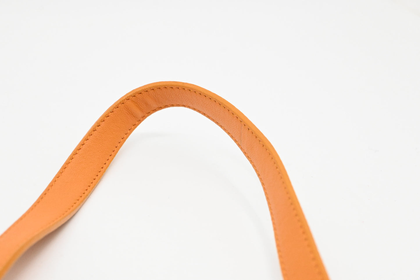 Bottega Veneta Crossbody Bag in Orange Intrecciato Leather
