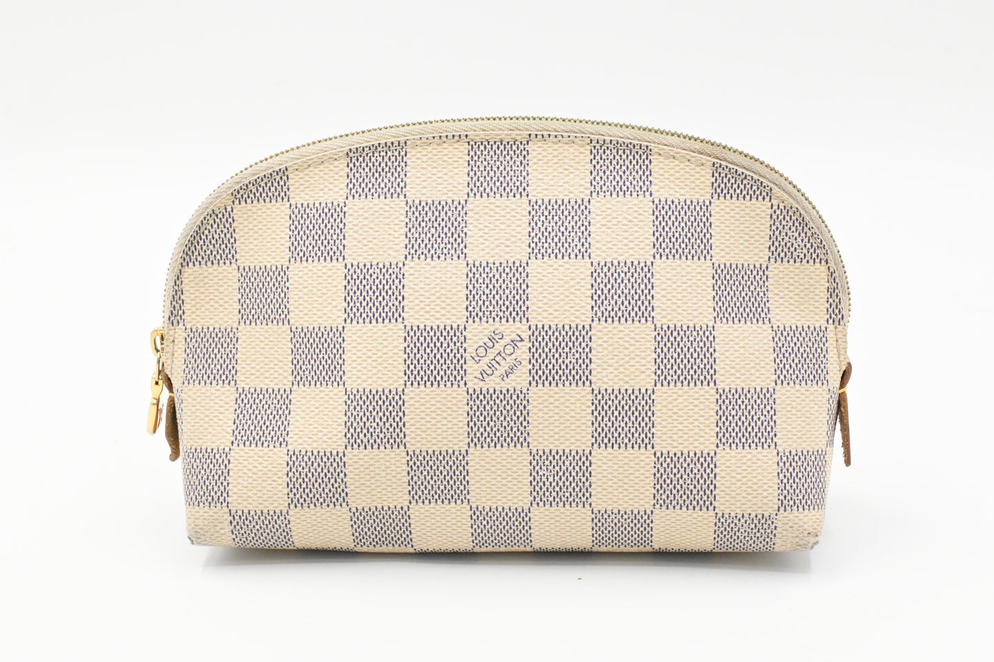 Louis Vuitton Pochette Cosmetique in Damier Azur Canvas