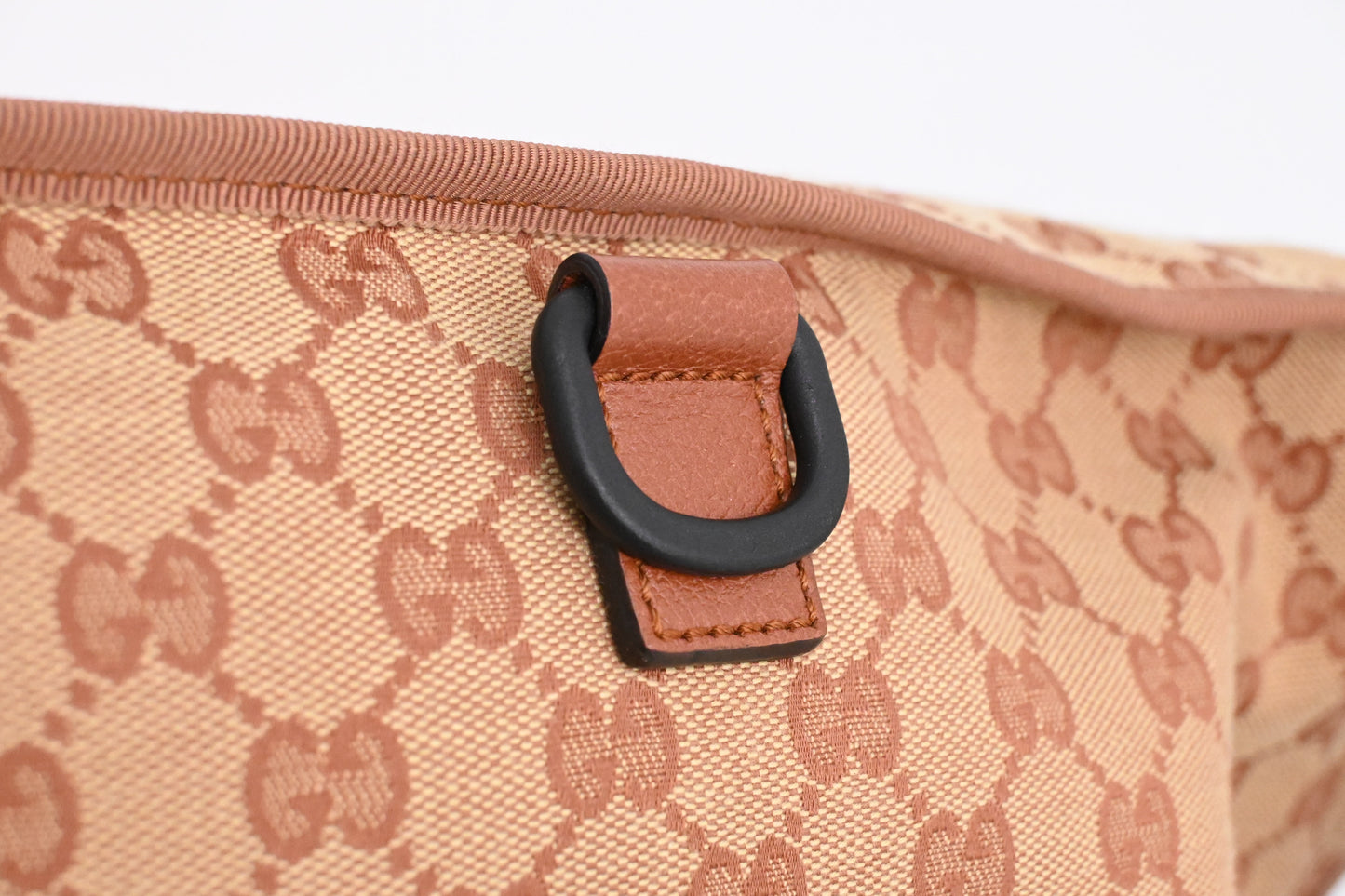 Gucci x MLB LA Waist Bag in Brown GG Canvas