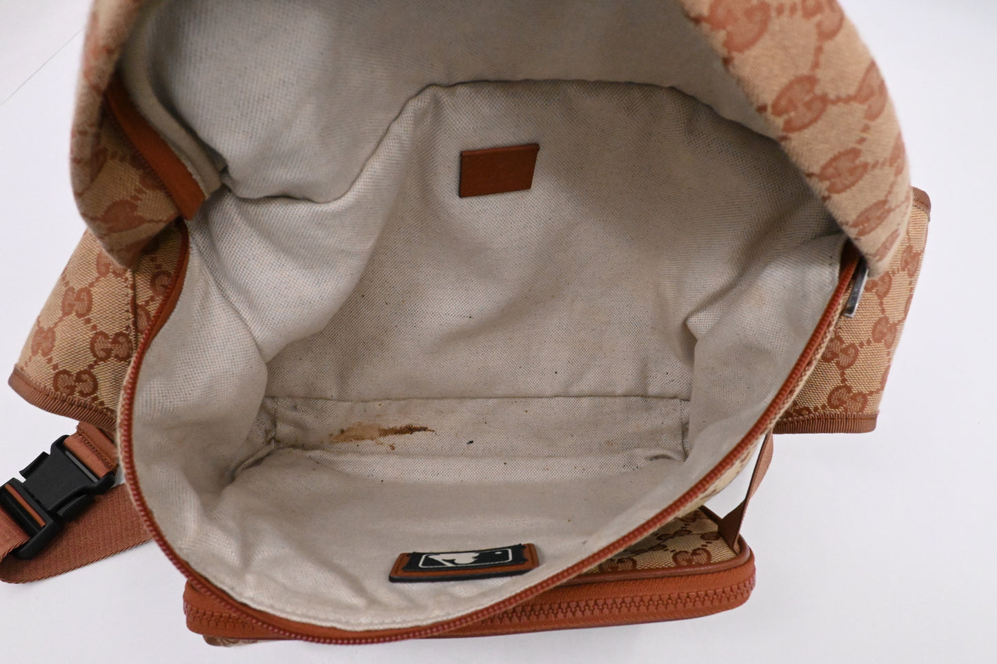 Gucci x MLB LA Waist Bag in Brown GG Canvas