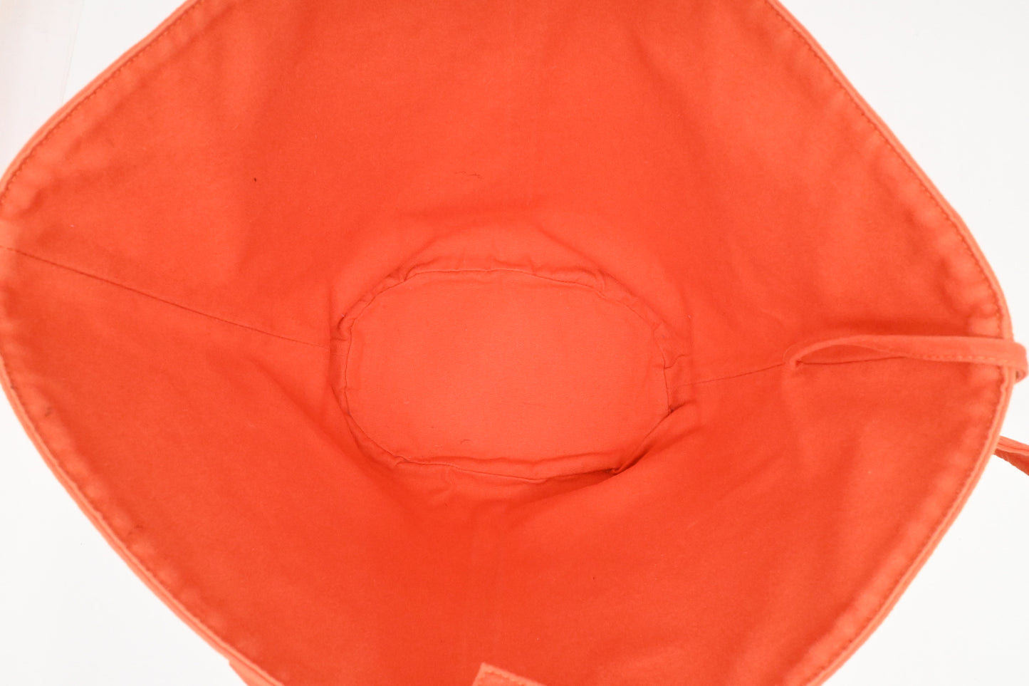 Hermes Panier de Plage in Orange Canvas