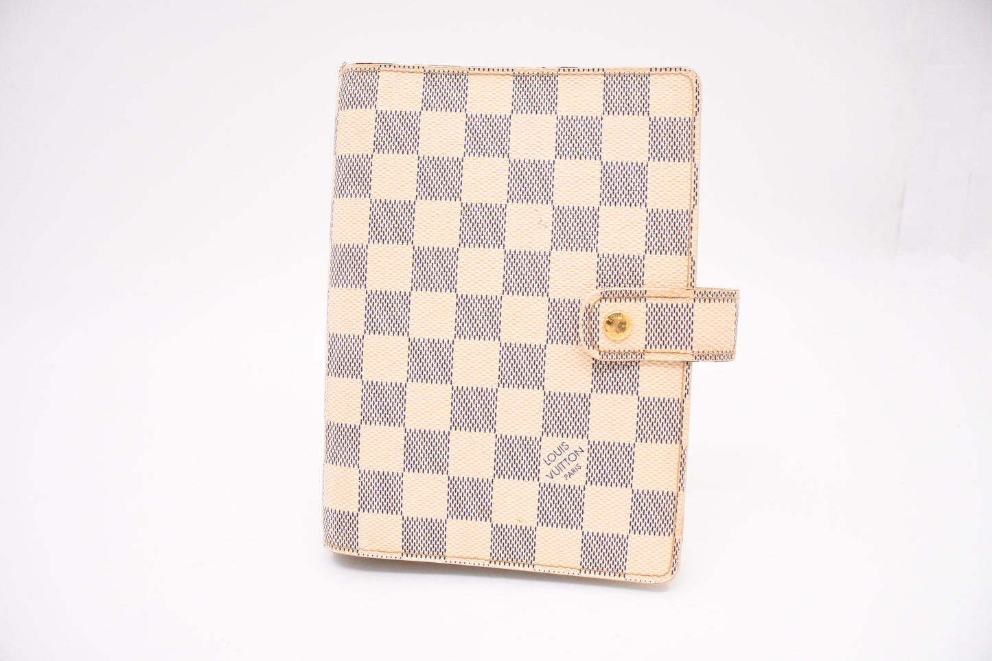 Louis Vuitton Agenda MM in Damiere Azur Canvas