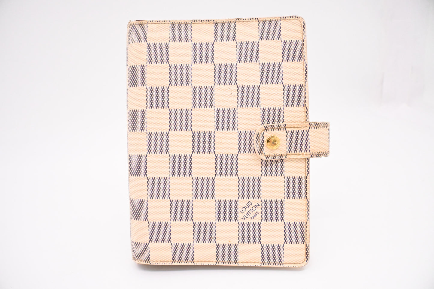 Louis Vuitton Agenda MM in Damiere Azur Canvas