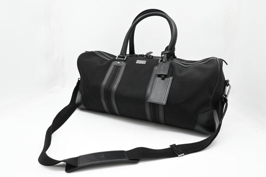 Gucci Duffle Bag in Black Canvas