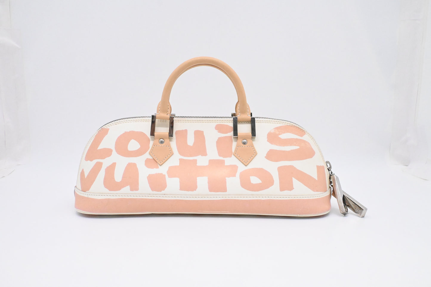 Louis Vuitton x Stephen Sprouse Alma Horizontal in Beige Graffiti Glazed Leather