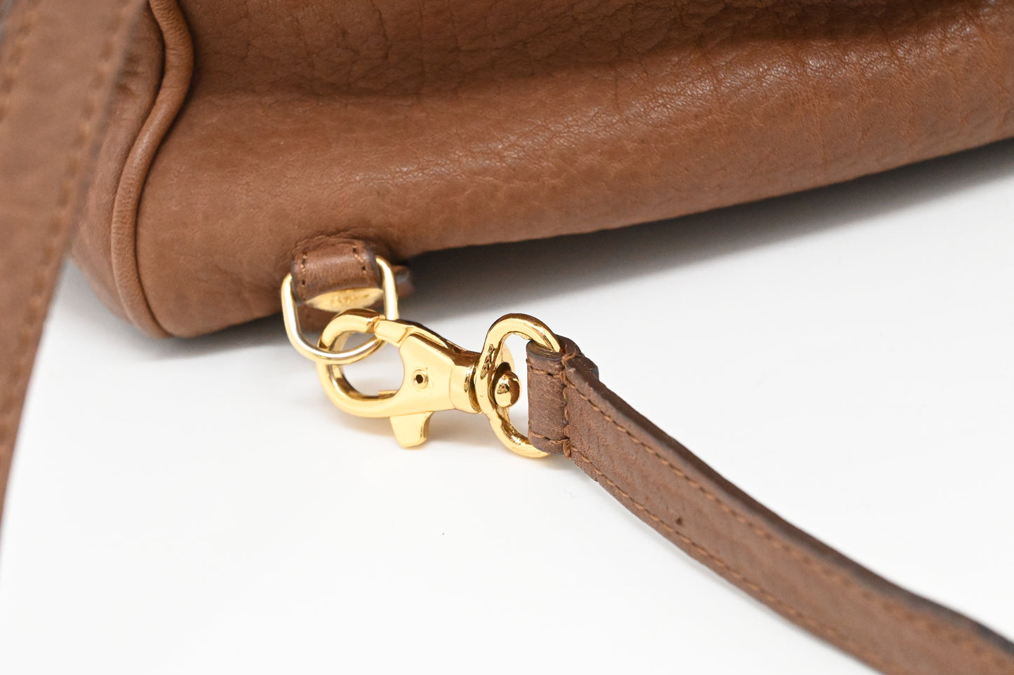 Versace Medusa Backpack in Brown Leather