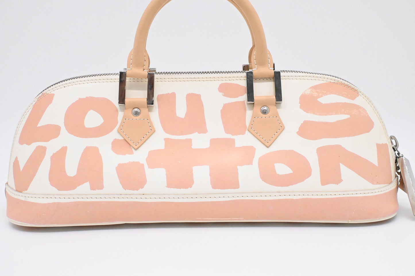 Louis Vuitton x Stephen Sprouse Alma Horizontal in Beige Graffiti Glazed Leather