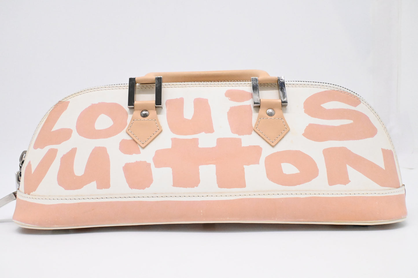 Louis Vuitton x Stephen Sprouse Alma Horizontal in Beige Graffiti Glazed Leather
