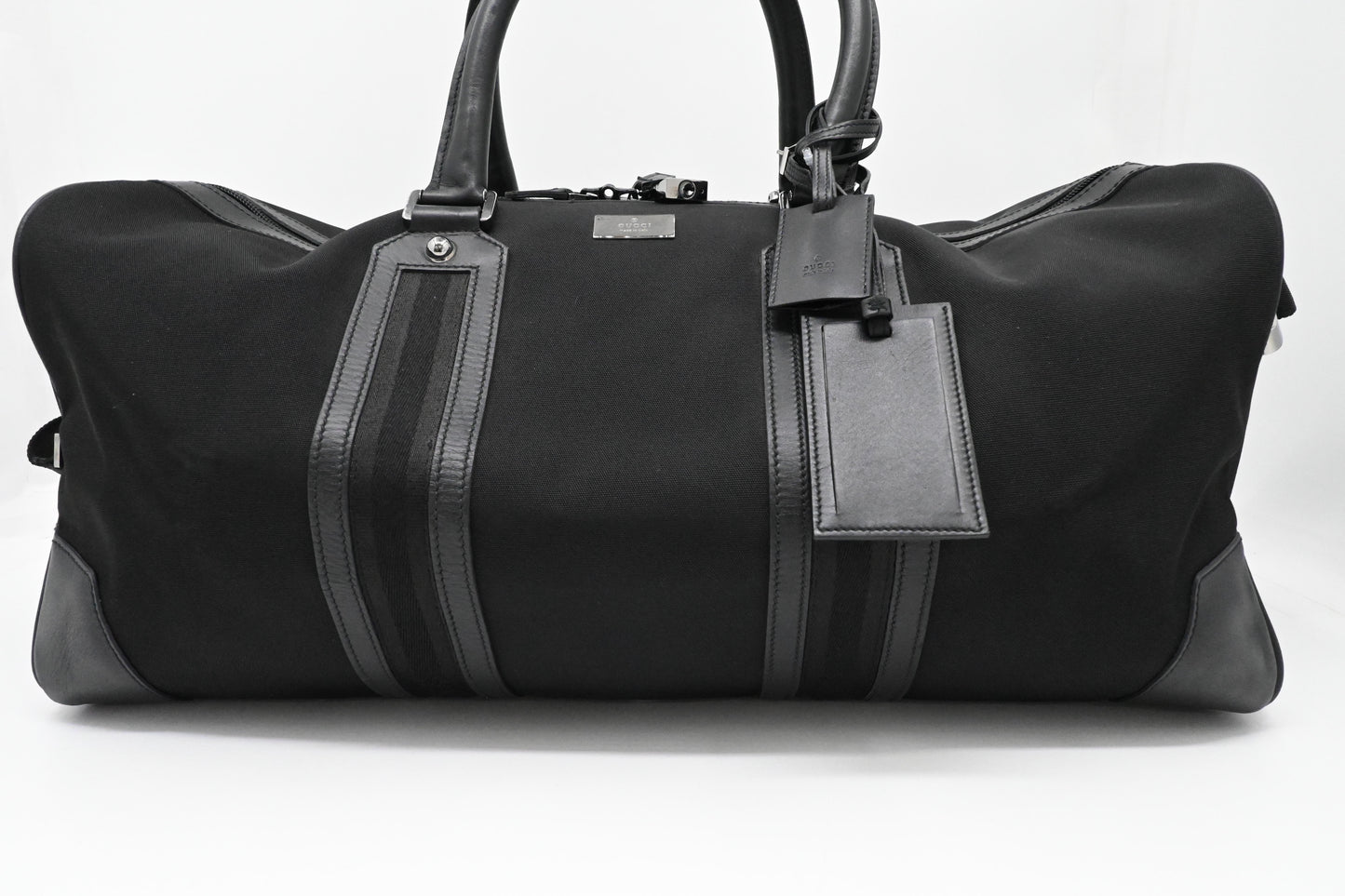 Gucci Duffle Bag in Black Canvas